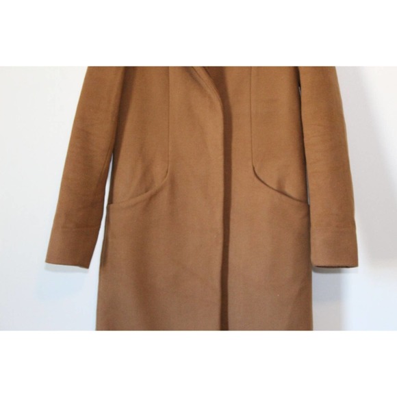 *Flawed Aritzia Wilfred The Cocoon Long Coat Wool Cashmere Camel Size XXS H14288 - Picture 5 of 15